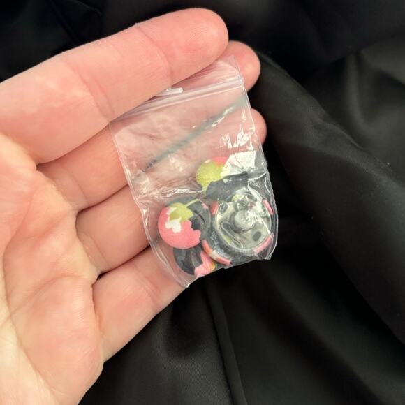 ROTATE Birger Christensen Pauline Floral Mini Dress 4 Black Pink Floral - Picture 14 of 16